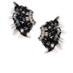 Mignonne Gavigan lux feather mini Madeline earrings